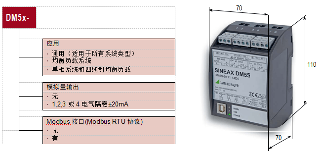 DM5系列强电参量变送器